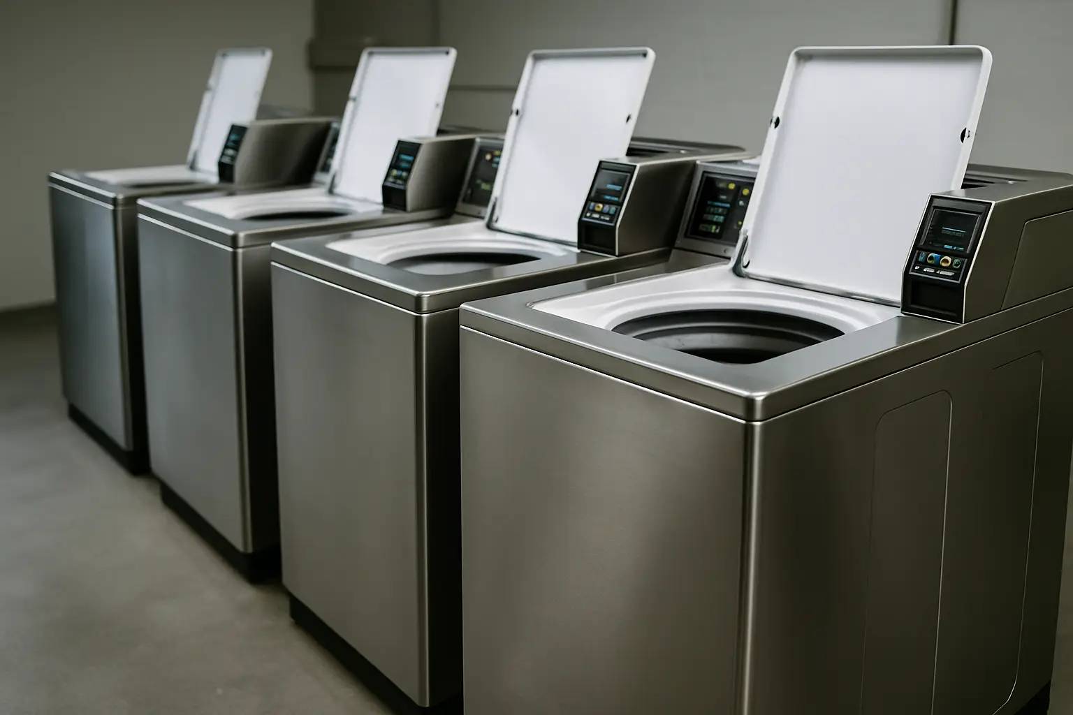 Top-Load Laundry Machines That Hold Up at Scale 3 Laundry machine top load units in a commercial facility