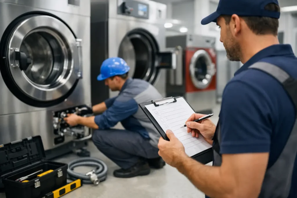 Industrial Laundry Machine Installation Checklist