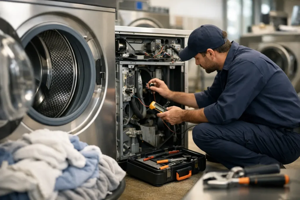 How to Reduce Laundry Machine Downtime