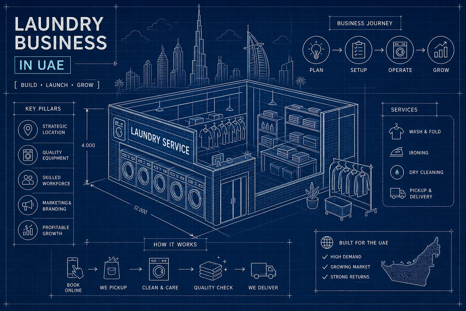 How to Start a Laundry Business in UAE 3 How to start a laundry business in UAE commercial setup