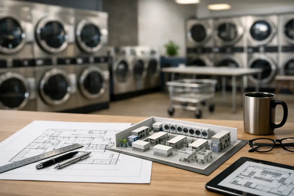 Laundromat Equipment Layout Planning Guide