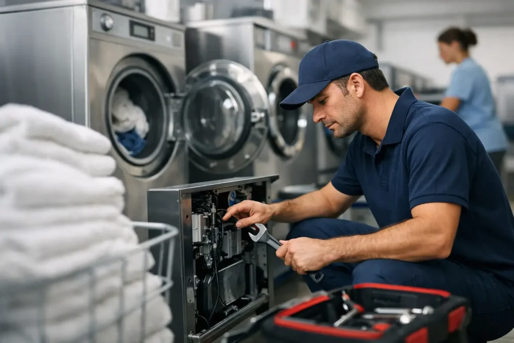 How to Reduce Laundry Equipment Downtime