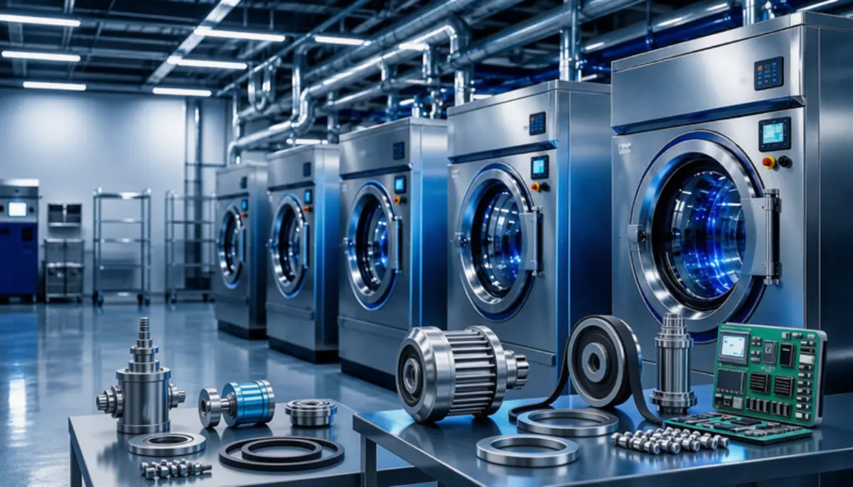 Laundry equipment supply near me in the UAE: commercial washers, dryers and spare parts from Abelco